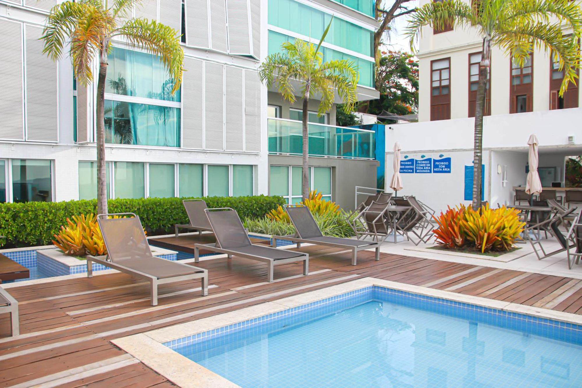 Apartamento Cloc Marina Vista Mar p/ a Baía de Todos os Santos Salvador de Bahía Exterior foto