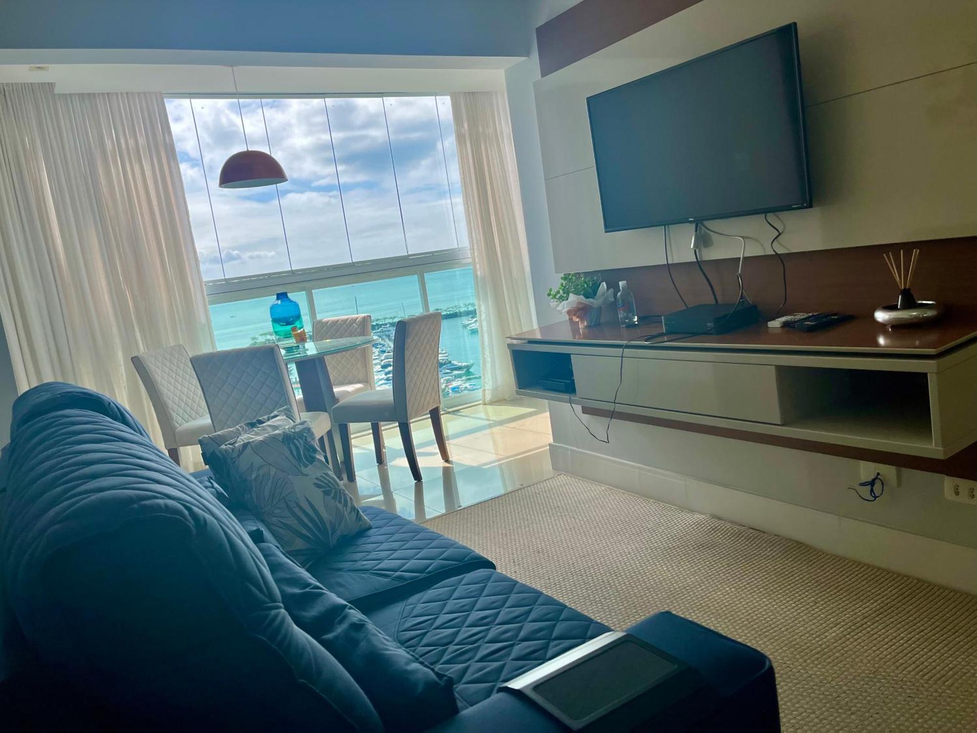 Apartamento Cloc Marina Vista Mar p/ a Baía de Todos os Santos Salvador de Bahía Exterior foto